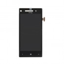 HTC 8x (C620e) - Дисплей в сборе с защитным стеклом