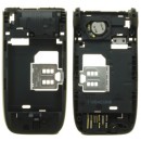 Nokia 6060 - Средняя часть с разъемом зарядки, наушников, бузером, микрофоном, Оригинал