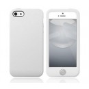 iPhone 5, iPhone 5s - Силиконовый чехол с накладкой на Home